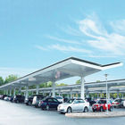 10-60° Galvanized Steel PV Solar Carport Mounting Systems