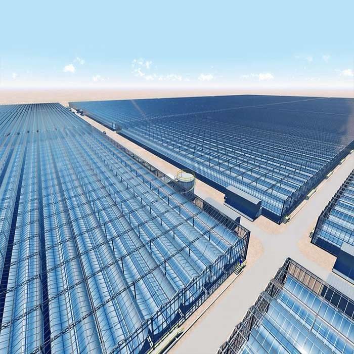 Hot Dip Galvanized Steel Photovoltaic Mounting System For Greenhouse