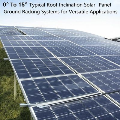 Хорошая цена. 0° To 15° Typical Roof Inclination Solar Panel Ground Racking Systems for Versatile Applications онлайн