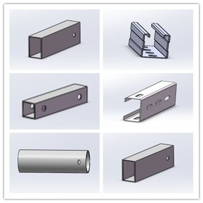 Хорошая цена. Загиба профиля горячего погружения гальванизированный обрамлять поддержки расчалки держателя стального холодного солнечный онлайн