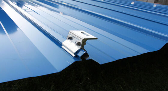 Хорошая цена. Система крепления солнечных панелей на металлическую кровлю с водонепроницаемой конструкцией онлайн