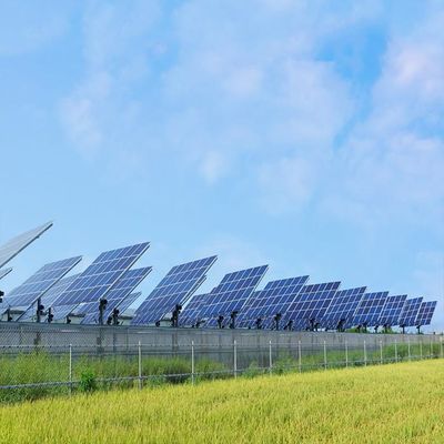 Коррозионностойкие алюминиевые рельсы цементируют крышу панели солнечных батарей блоков устанавливая системы