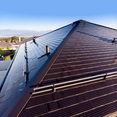 Хорошая цена. Portrait / Landscape Galvanized Photovoltaic Mounting Brackets For Residential Industrial Solar Panel Rooftop Systems онлайн