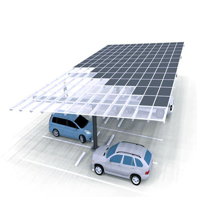 Хорошая цена. On/off Grid Anodized Aluminum 2.5 M Lowest height PV Residential solar Carport Structures онлайн