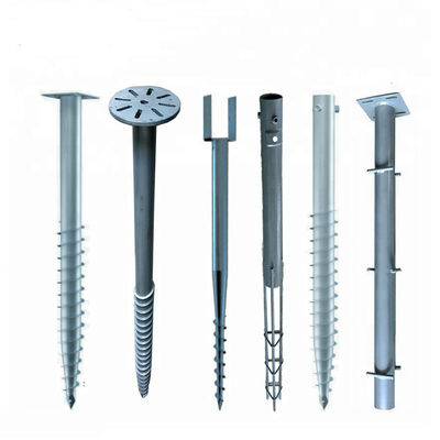 Хорошая цена. Hot Dipped Galvanized Spiral Shape Ground Screw Piles 1000~3500mm Length онлайн