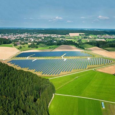 0-60 землей степени обрамленной или Frameless установленные системы PV