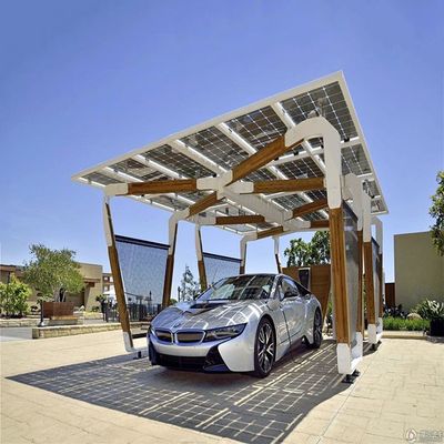 Хорошая цена. 10-60° Galvanized Steel PV Solar Carport Mounting Systems онлайн