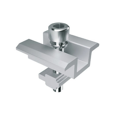 Хорошая цена. No Drilling Frameless Aluminum Mid End Solar Panel Clamps Mounting Kits онлайн