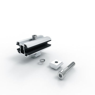 Хорошая цена. Aluminum Alloy AL 6005 T5 Double Glass Solar Module End Clamp онлайн