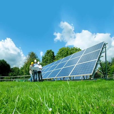 Гальванизированное Q235B Q345B на кронштейнах решетки солнечных