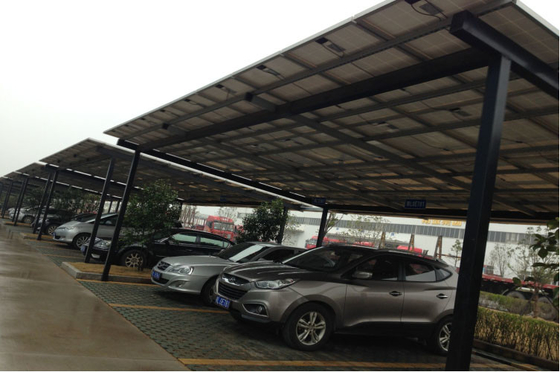 подгонянное Q235 Q345 6063 системы установки кронштейна 6005 установка PV солнечной структур автопарка солнечная